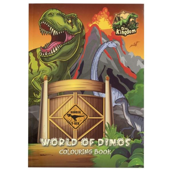 FARGEBOK DINOSAUR 40 SIDOR 120G TINKA Dinosaur - Tinka