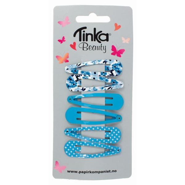 HÅRKLIPS BLÅ 6 STK TINKA BEAUTY BLÅ 6 STK - Tinka