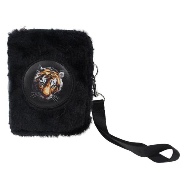 LOMMEBOK TIGER PLYSJ TINKA WALLET TIGER SVART - Tinka