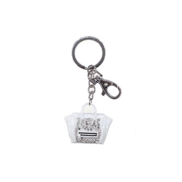 NØKKELRING/BAG CHARM VESKE SØLV CHARM VESKE SØLV - Tinka