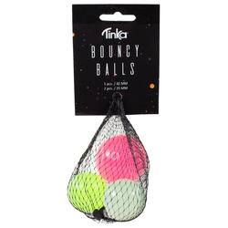 SPRETTBALL TINKA BOUNCY BALLS Rosa, Blå og Grønn - Tinka