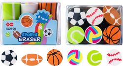 Sports Viskelær 6 Stk  Sports Viskelær 6 Stk - Hobby