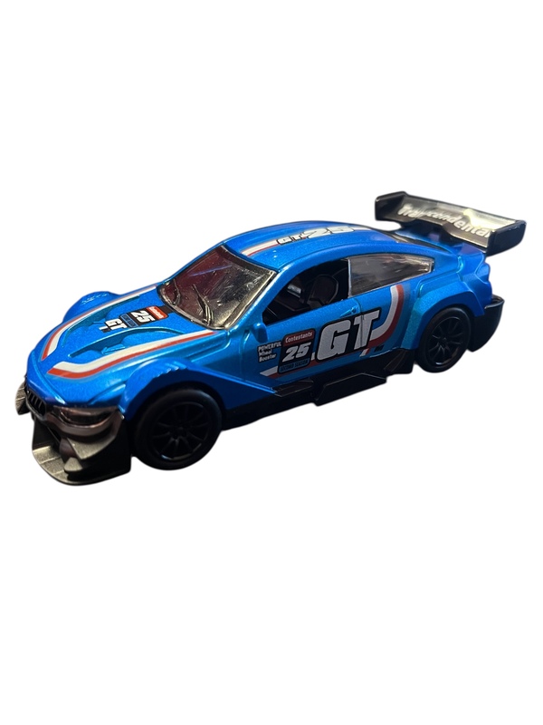 Sportsbil 12 cm Blå  - Leiker