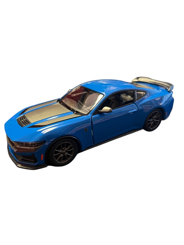 Kinsmart Ford Mustang Dark Horse Blå - Leiker