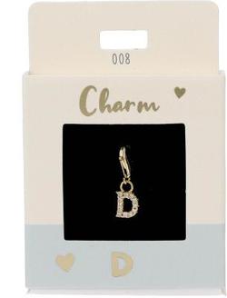 Express Yourself Anheng (Nickel free tested) - Gold D Charm Gold D - Depesche