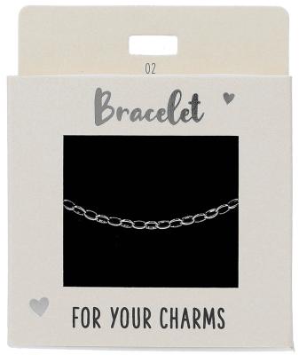 Express Yourself Armbånd (Nickel free tested) - silver for your charms 02 silver for your charms 02 - Depesche