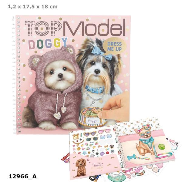 TOPModel Dress Me Up Klistremerkebok DOGGY Klistremerkebok DOGGY - Top Model