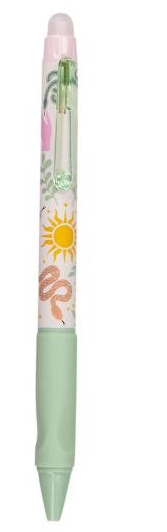 pen med visk og soft grip Grønn - Hobby