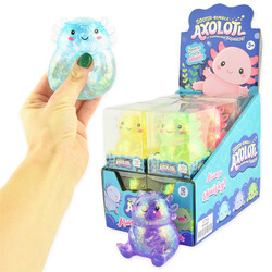 SQUEEZE SUGAR AXOLOTL GLITTER Assortert farge - Fidget Toys