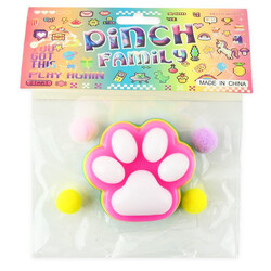 SQUISHY CAT PAW RAINBOW 70g 6,5cm Rainbow - Fidget Toys