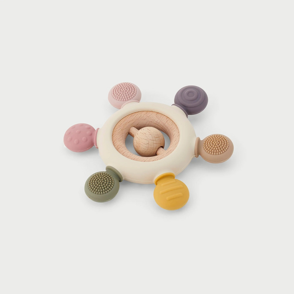 TICKIT SILISOFT RATTLE TEETHER (EARTH) earth - EduShape