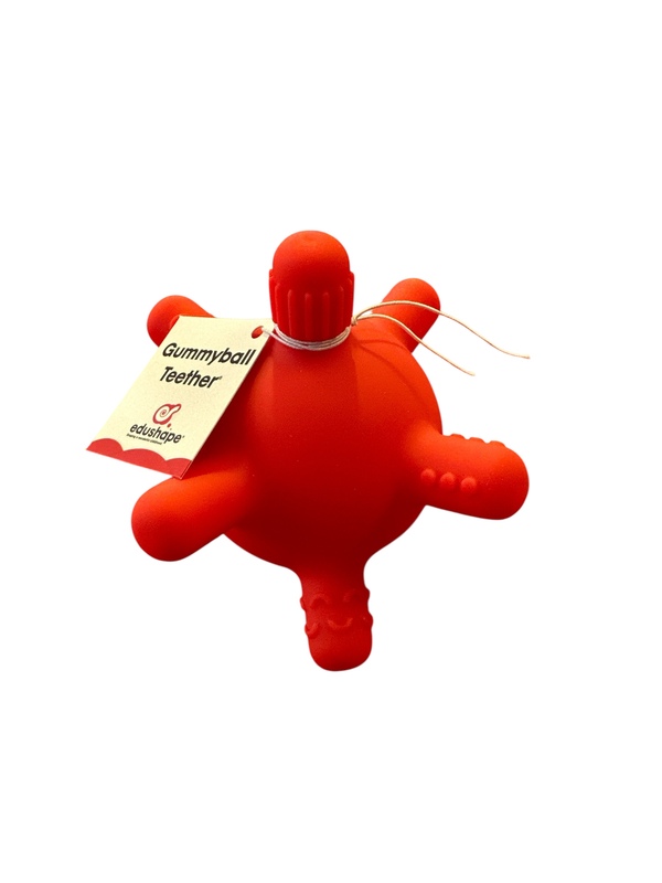 Edushape Gummy Ball Teether Rød - EduShape