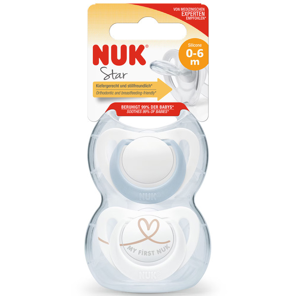 Nuk Smokk STAR Blå 0-2 mnd Blå - NUK