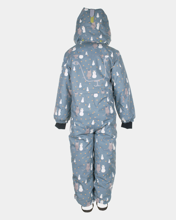 Kattnakken Parkdress Snø barn Hav - Kattnakken