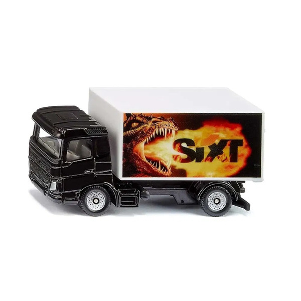 Siku Truck With Box Body Sixt Svart  - Siku