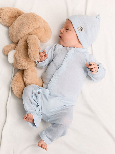 Gullkorn Vakke Ull Babydress