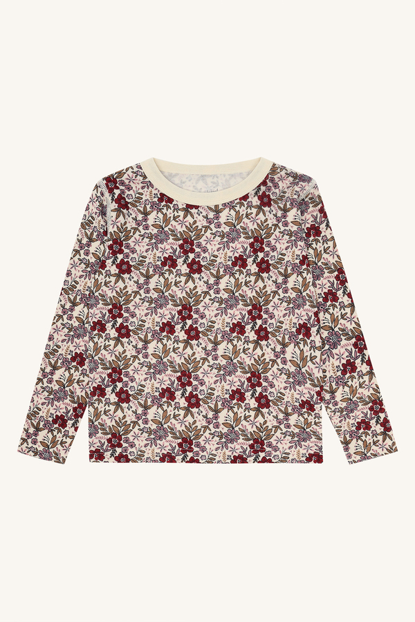 Hust & Claire Abba Flor trøye ull/viskose fra bambus 3290 off white - Hust & Claire