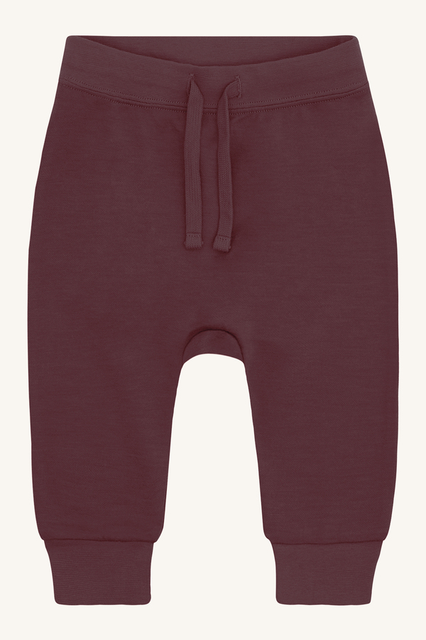 Hust & Claire Gaby bukse ull/viskose fra bambus 3864 Plum Wine - Hust & Claire