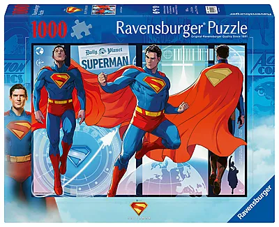 Ravensburger puslespill 1000 Superman - Kryptons siste sønn 1000 biter - Ravensburger