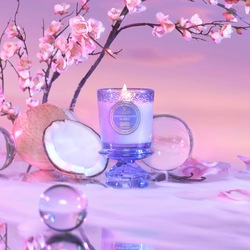 Duftlys - Wicked Cherry Blossom Bubble 241g, 60t *Forhåndsbestilling  - Voluspa