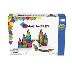 MAGNA-TILES® Clear Colours 100 stk MAGNA-TILES - Liniex
