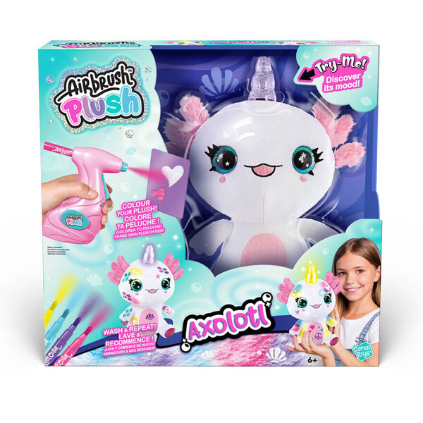 Airbrush Plush Axolotl 20 cm Axolotl - Salg