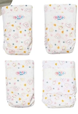 BABY Born bleier 5-pack - passer til dukker 43 cm Bleier - Baby Born