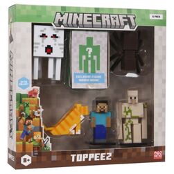MINECRAFT 3D TOPPEEZ 6 PACK DELUXE BOKS nr.1 - Minecraft