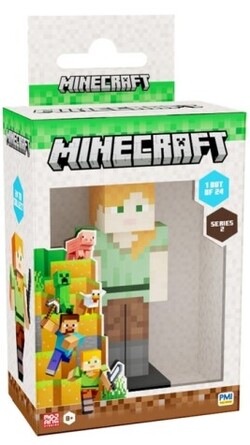 MINECRAFT 3D 6 CM FIGURE 1 PACK WINDOW BOX ASST nr.1 - Minecraft