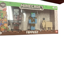 MINECRAFT 3D 6 CM FIGURE 3 PACK WINDOW BOX ASST Nr.6 - Minecraft