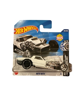 Hot Wheels 1:64 - Hoto Roto - 10/10 Rod Squad Kvit ombygd bil - Hot Wheels