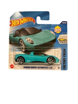 Hot Wheels 1:64 - Gordon Murray Automotive T.33 - 4/5 Factory fresh Turkis sportsbil - Hot Wheels