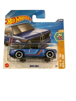 Hot Wheels 1:64 - BMW 2002 - 5/10 ‘70s vs ‘90s Blå bmw - Hot Wheels