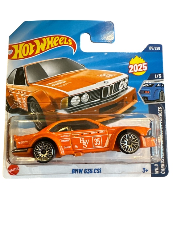 Hot Wheels 1:64 - BMW 635 CSI - 1/5 Wild widebody Oransj bmw - Hot Wheels