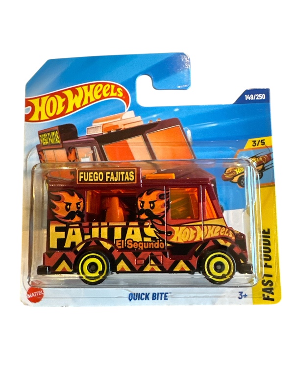 Hot Wheels 1:64 - Quick Bite - 3/5 Fast Food Fajita food truck - Hot Wheels