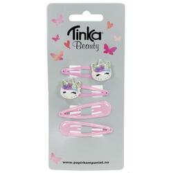 HÅRCLIPS UNICORN 4 STK TINKA BEAUTY UNICORN - Tinka
