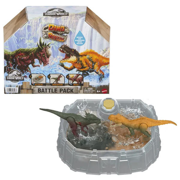 Jurassic World Rebirth Dino Reveal BattlePack Asst Dino Reveal BattlePack - Leiker