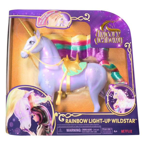 Unicorn Academy Rainbow Light Up Wildstar 28 cm Wildstar - Leiker