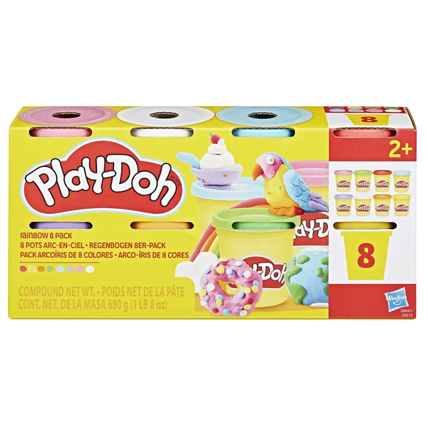 Compound 8 Pack, pastell Pastell - PLAY-DOH