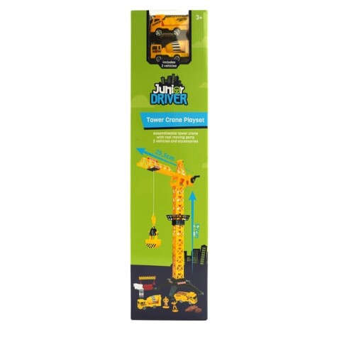 JUNIOR DRIVER - HEISEKRAN 57 CM M/ BILER Heisekran - Leiker