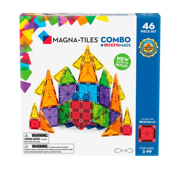 MAGNA-TILES microMAGS Kombi 46 stk 46 deler - Liniex