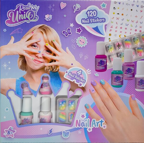 Real UniQ Nail Art sett Neglesett - Liniex