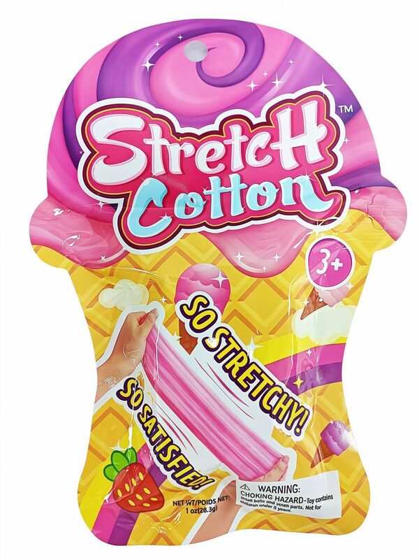 Stretch Cotton slime med jordbær lukt jordbær lukt - Småvarer