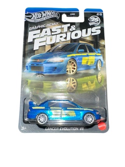 Hot Wheels Silver Fast & Furious 1:64 Lancer Evolution VII Lancer Evolution VII - Hot Wheels