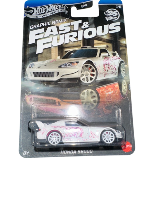 Hot Wheels Silver Fast & Furious 1:64 Honda S2000 Honda S2000 - Hot Wheels