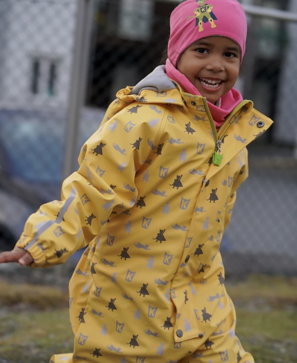 Kattnakken Heilårsregndress Hagl Bananskum - kjem snart! Bananskum - Kattnakken