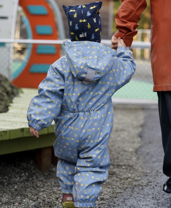 Kattnakken Babyregndress Dugg Mjuk Blå - kjem snart! Mjuk blå - Kattnakken