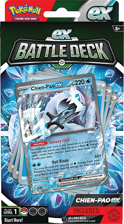 Samlekort Pokemon Battle Deck EX  Chien-pao ex - pokèmon