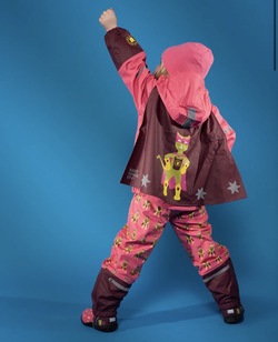 Kattnakken Regnsett Plask Superhelt Superrosa - LIMITED EDITION Superrosa - Kattnakken