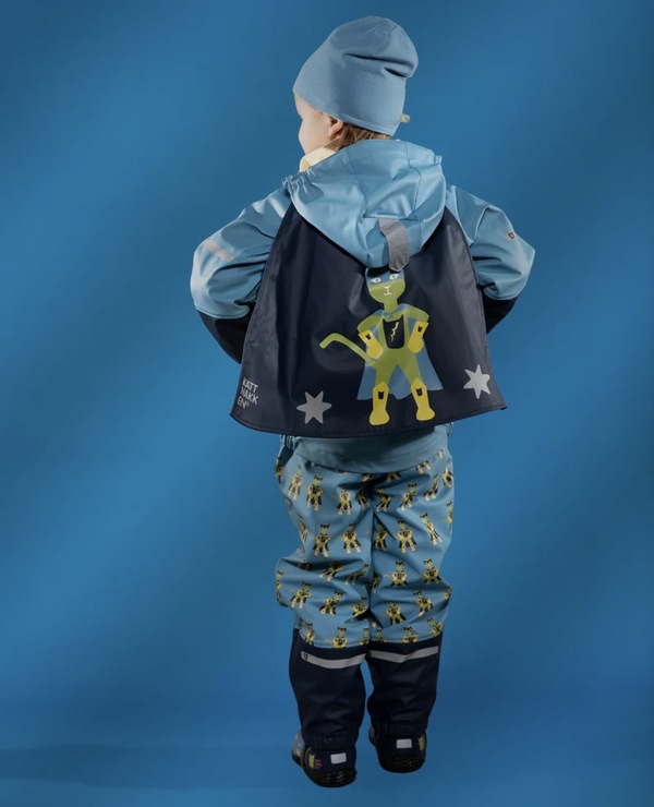 Kattnakken Plask Regnsett Superhelt